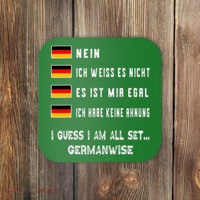 Speaking German Funny Deutsch Student German Language Coaster