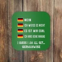 Speaking German Funny Deutsch Student German Language Coaster thumb 0