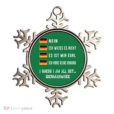 Speaking German Funny Deutsch Student German Language Ornament