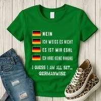 Speaking German Funny Deutsch Student German Language Women's T-Shirt thumb 3