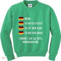Speaking German Funny Deutsch Student German Language Kids Sweatshirt thumb 0