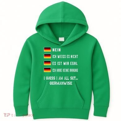 Speaking German Funny Deutsch Student German Language Kids Hoodie