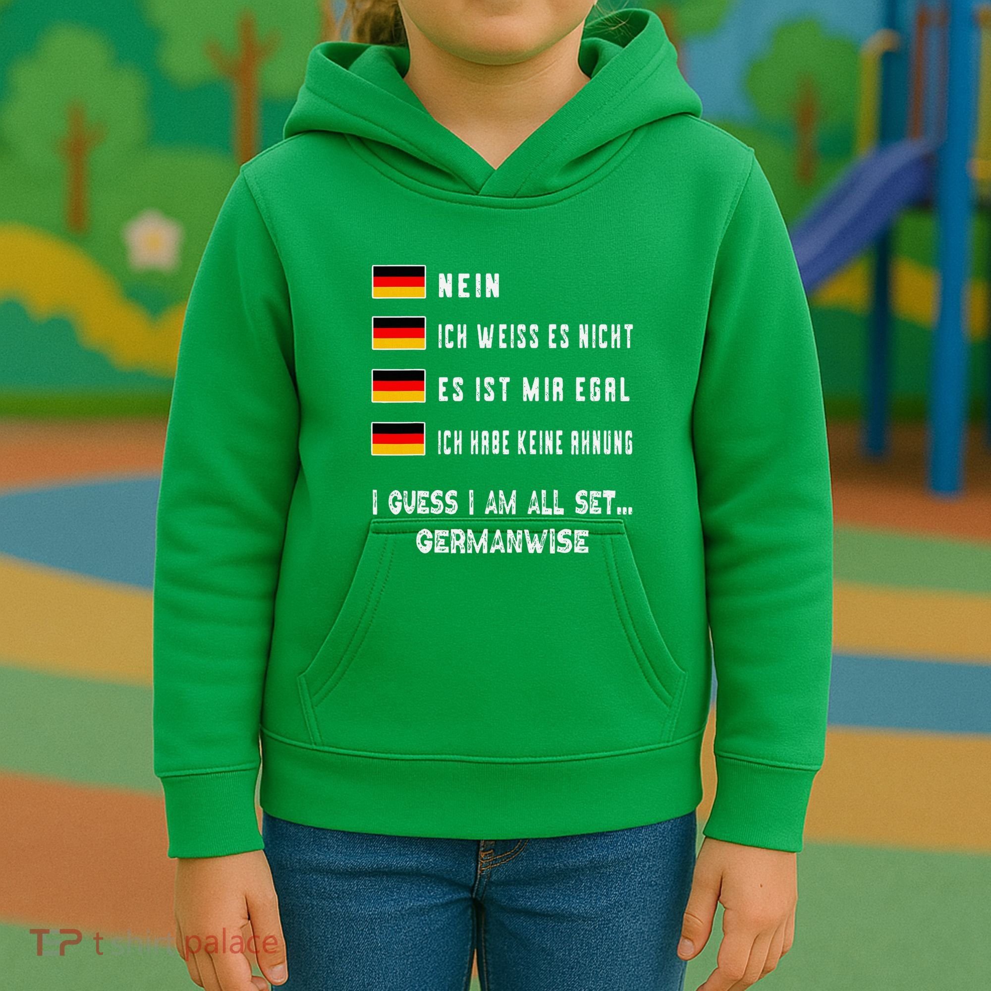 Speaking German Funny Deutsch Student German Language Kids Hoodie