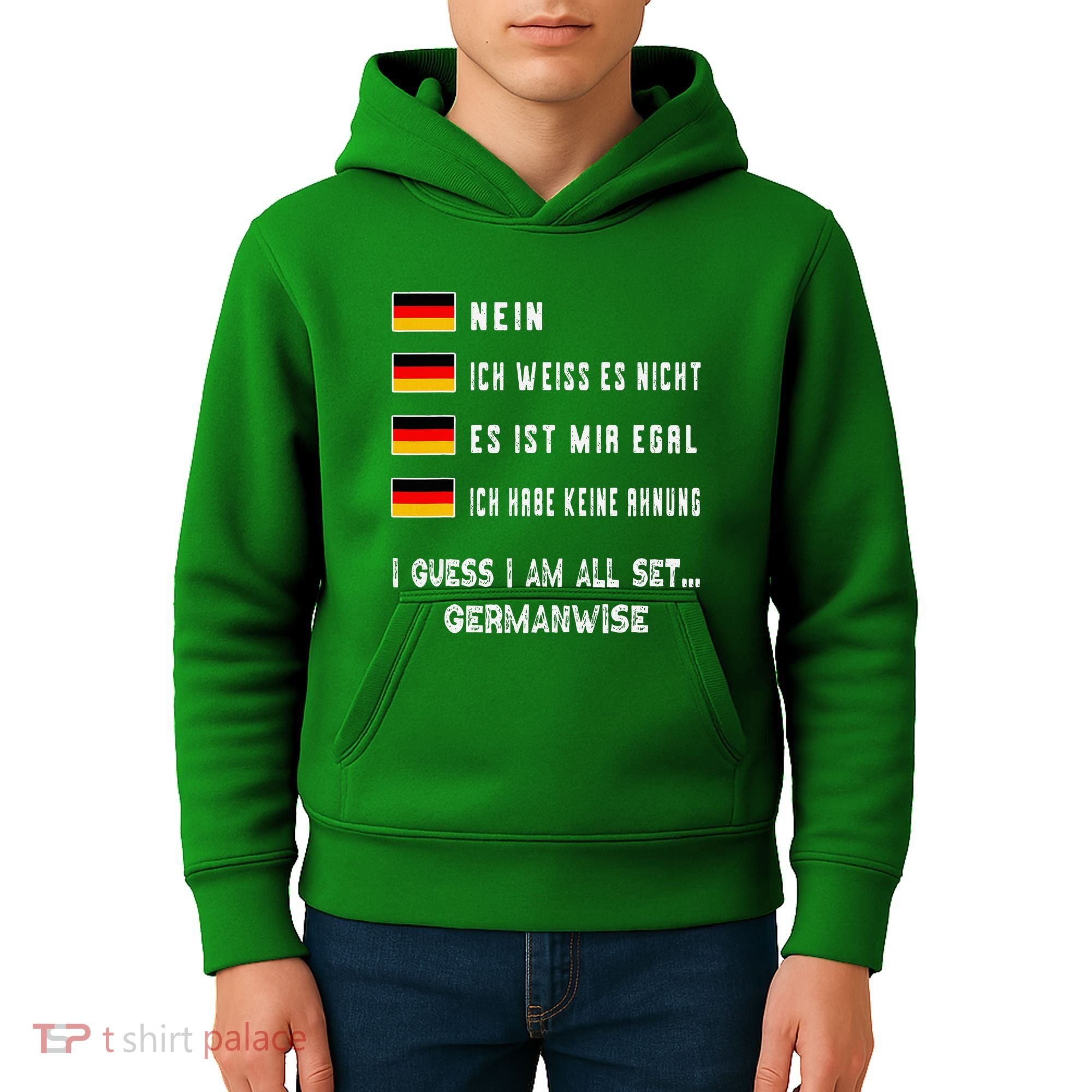 Speaking German Funny Deutsch Student German Language Kids Hoodie