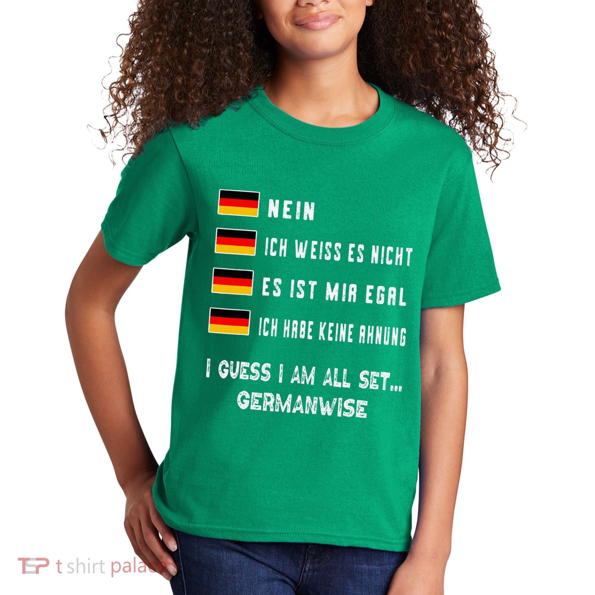 Speaking German Funny Deutsch Student German Language Kids T-Shirt