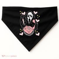 Scary Ghost Face Phone Ghostface Calling USA-Made Doggie Bandana thumb 0