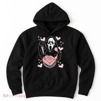 Scary Ghost Face Phone Ghostface Calling Hoodie thumb 0