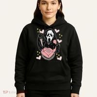 Scary Ghost Face Phone Ghostface Calling Hoodie thumb 5