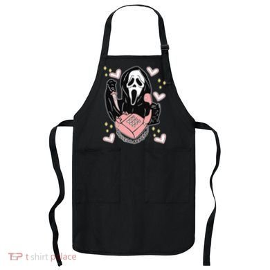 Scary Ghost Face Phone Ghostface Calling Apron