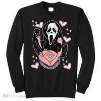 Scary Ghost Face Phone Ghostface Calling Sweatshirt thumb 0