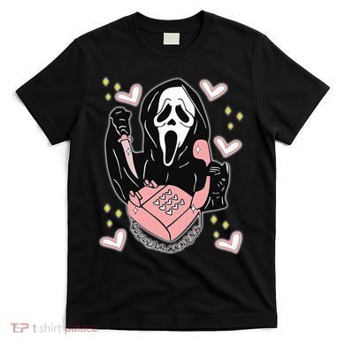 Scary Ghost Face Phone Ghostface Calling T-Shirt