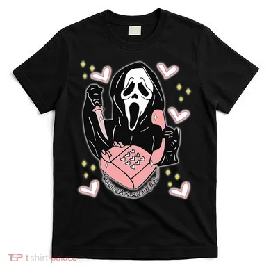 Scary Ghost Face Phone Ghostface Calling T-Shirt