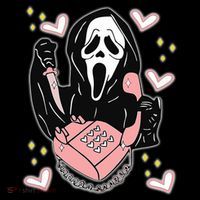 Scary Ghost Face Phone Ghostface Calling Baby Bodysuit thumb 2