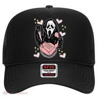 Scary Ghost Face Phone Ghostface Calling Hat thumb 0