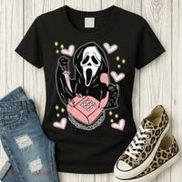 Scary Ghost Face Phone Ghostface Calling Women's T-Shirt thumb 3