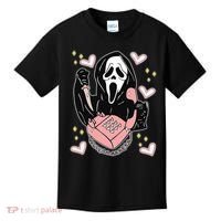 Scary Ghost Face Phone Ghostface Calling Kids T-Shirt thumb 0
