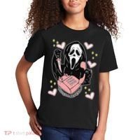 Scary Ghost Face Phone Ghostface Calling Kids T-Shirt thumb 2