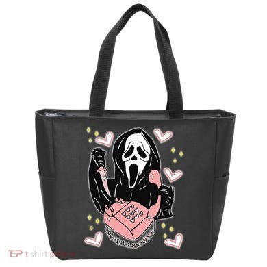 Scary Ghost Face Phone Ghostface Calling Tote Bag