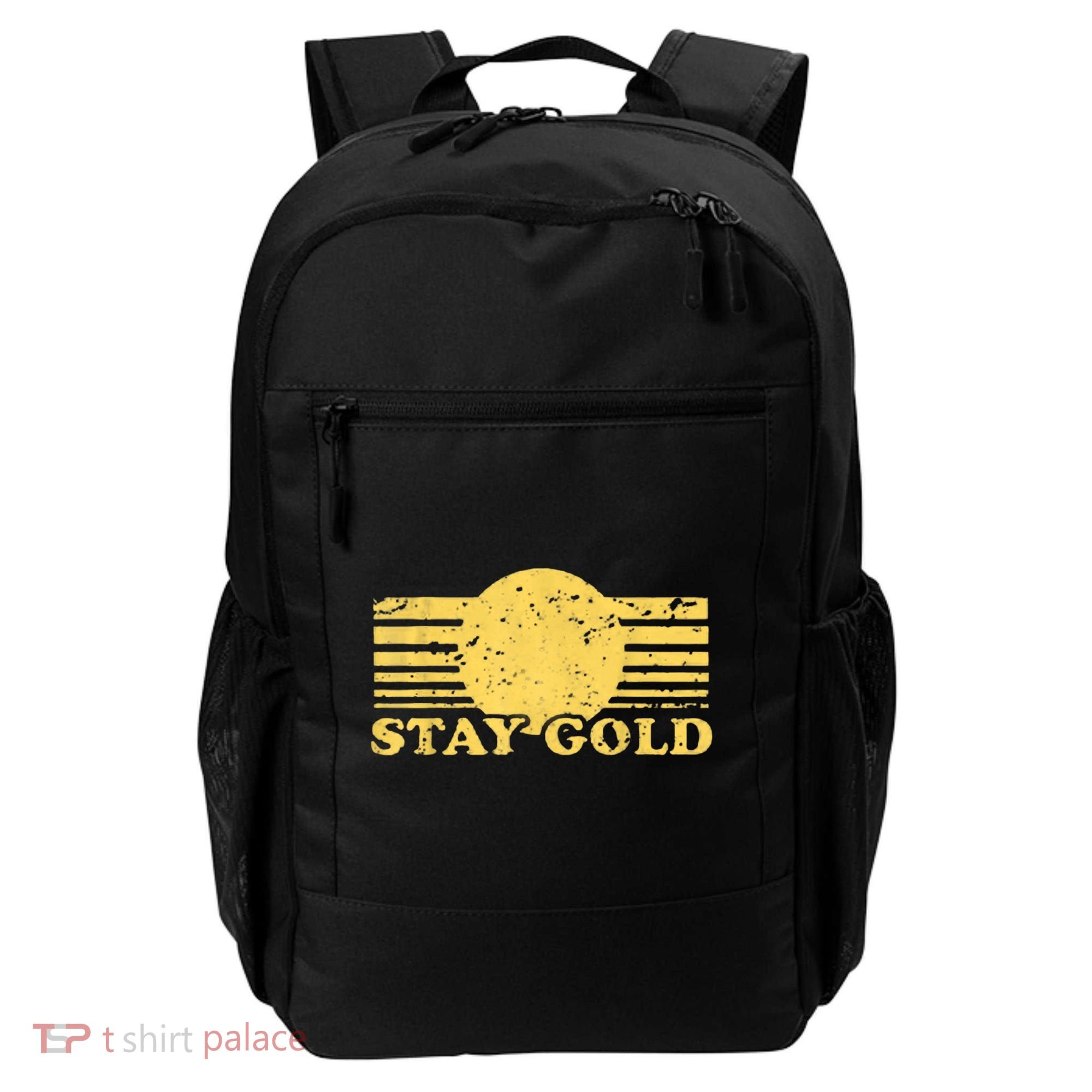 Stay Gold Funny Saying Graphic Gift Backpack