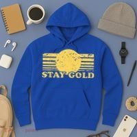 Stay Gold Funny Saying Graphic Gift Hoodie thumb 3