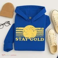 Stay Gold Funny Saying Graphic Gift Hoodie thumb 4