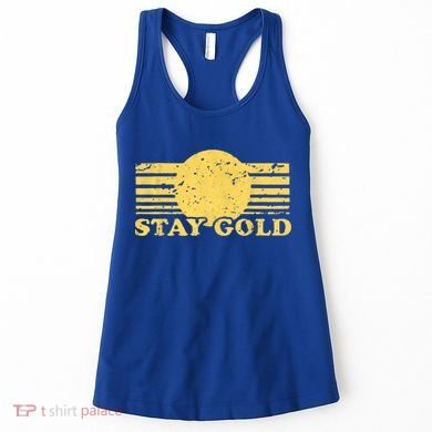 Stay Gold Funny Saying Graphic Gift Women's Tank Top
