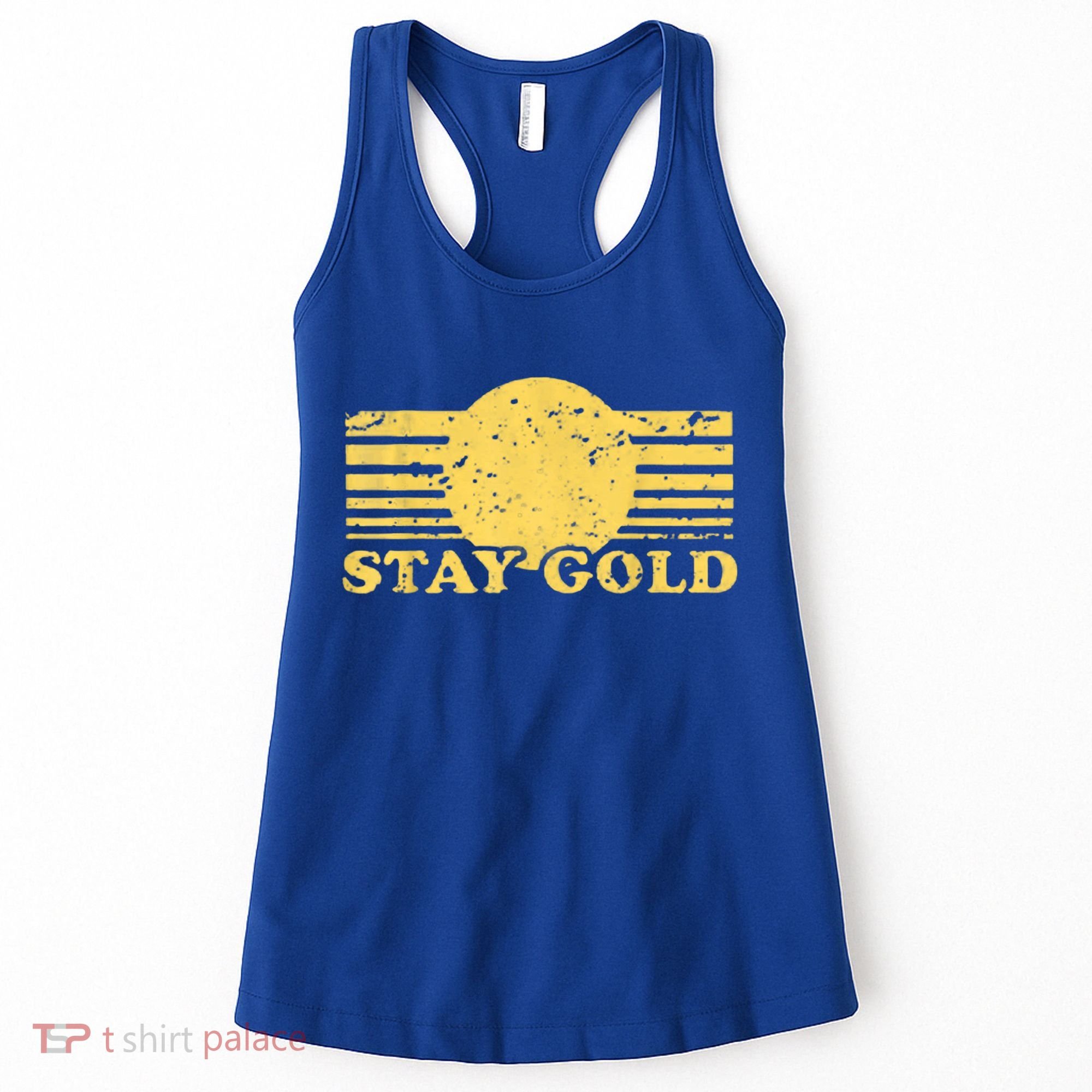 Stay Gold Funny Saying Graphic Gift Women's Tank Top