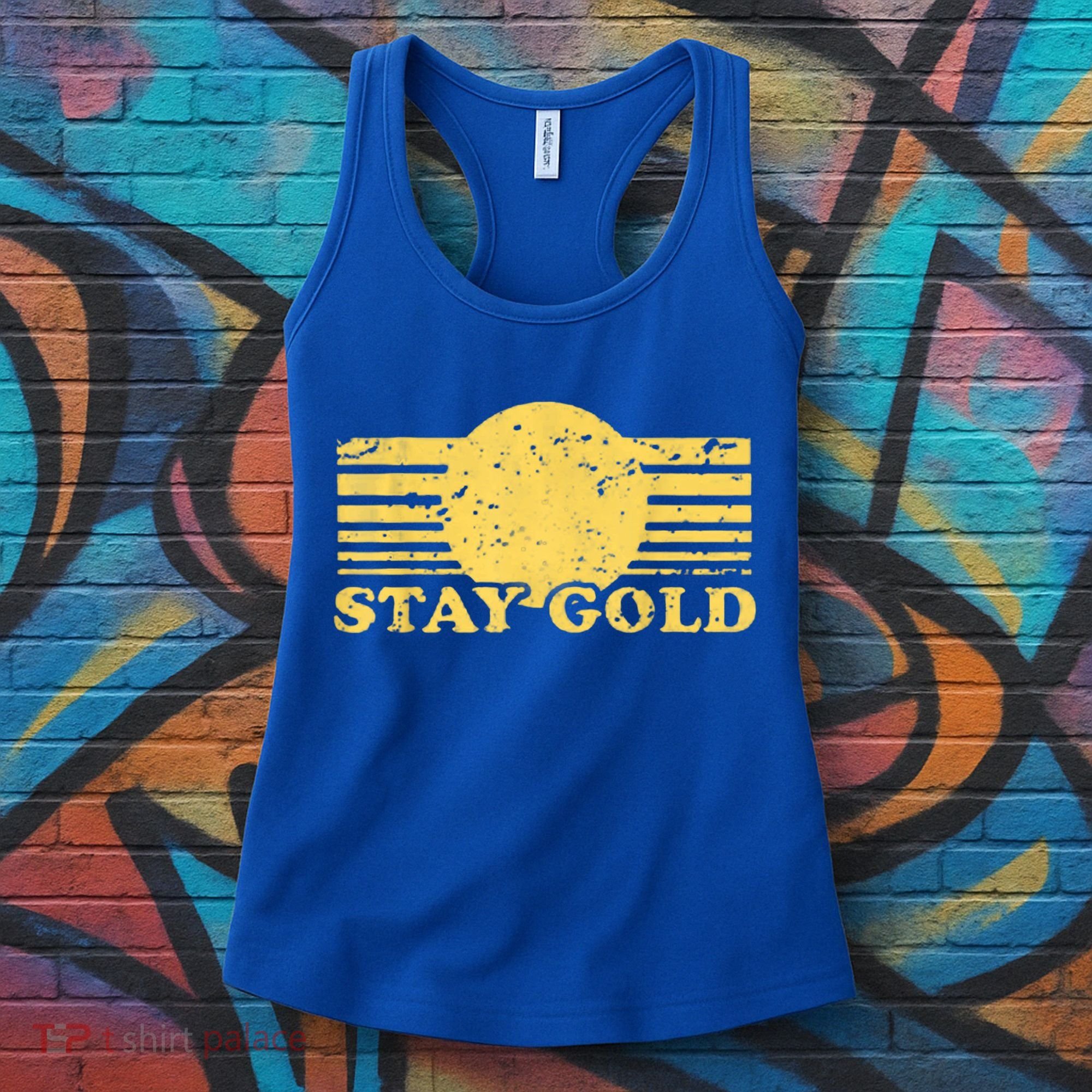 Stay Gold Funny Saying Graphic Gift Women's Tank Top