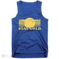Stay Gold Funny Saying Graphic Gift Tank Top thumb 0