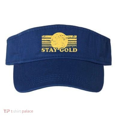Stay Gold Funny Saying Graphic Gift Visor