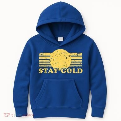 Stay Gold Funny Saying Graphic Gift Kids Hoodie