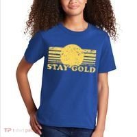Stay Gold Funny Saying Graphic Gift Kids T-Shirt thumb 2