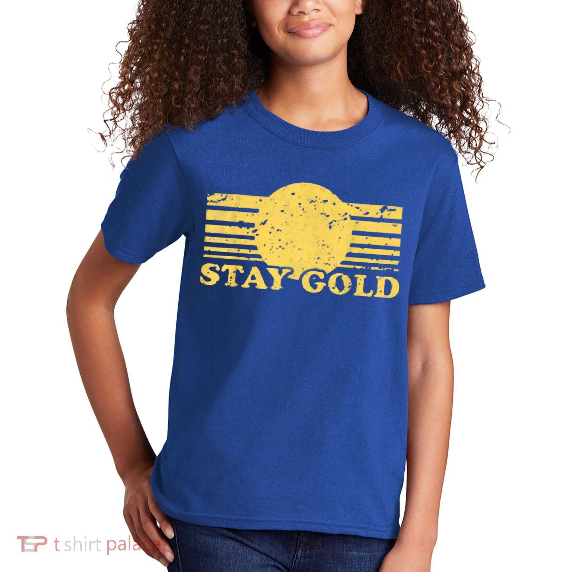 Stay Gold Funny Saying Graphic Gift Kids T-Shirt