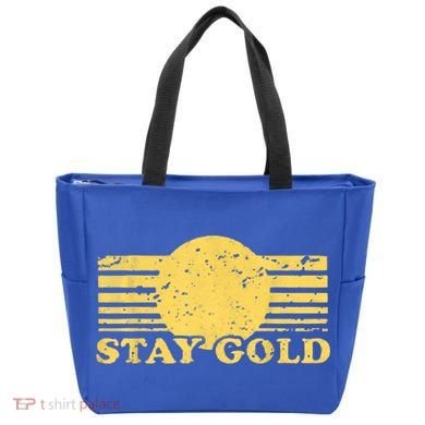 Stay Gold Funny Saying Graphic Gift Tote Bag