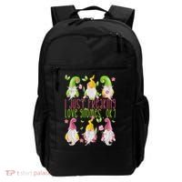 Spring Gnome For Summer I Just Freaking Love Gnomes Backpack thumb 0