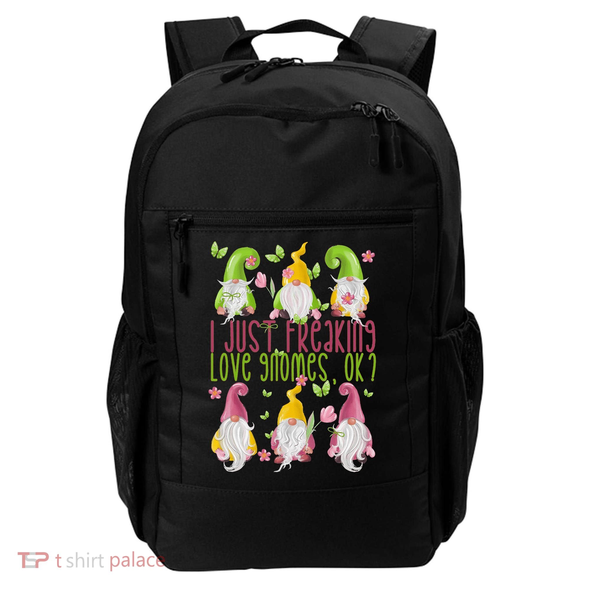 Spring Gnome For Summer I Just Freaking Love Gnomes Backpack
