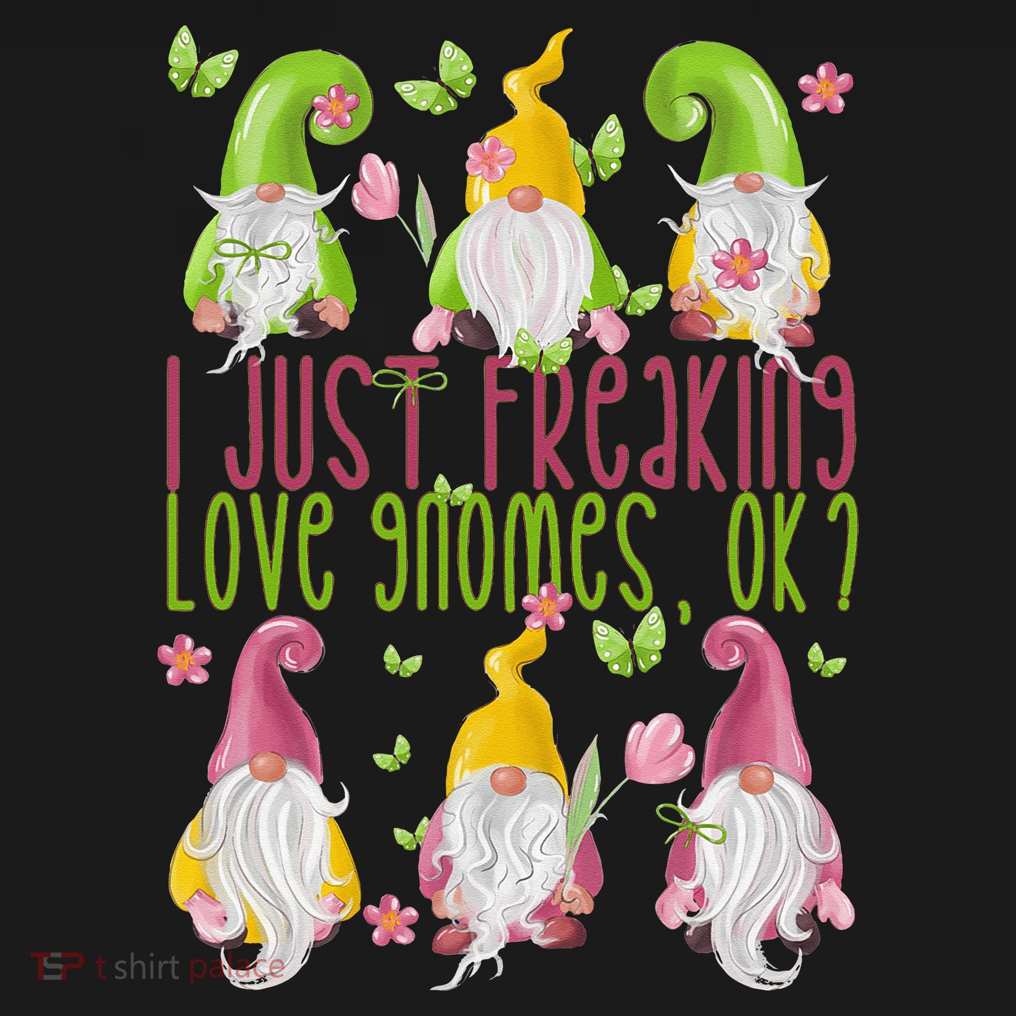 Spring Gnome For Summer I Just Freaking Love Gnomes Bucket Hat