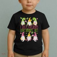 Spring Gnome For Summer I Just Freaking Love Gnomes Toddler T-Shirt thumb 2