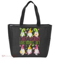 Spring Gnome For Summer I Just Freaking Love Gnomes Tote Bag thumb 0