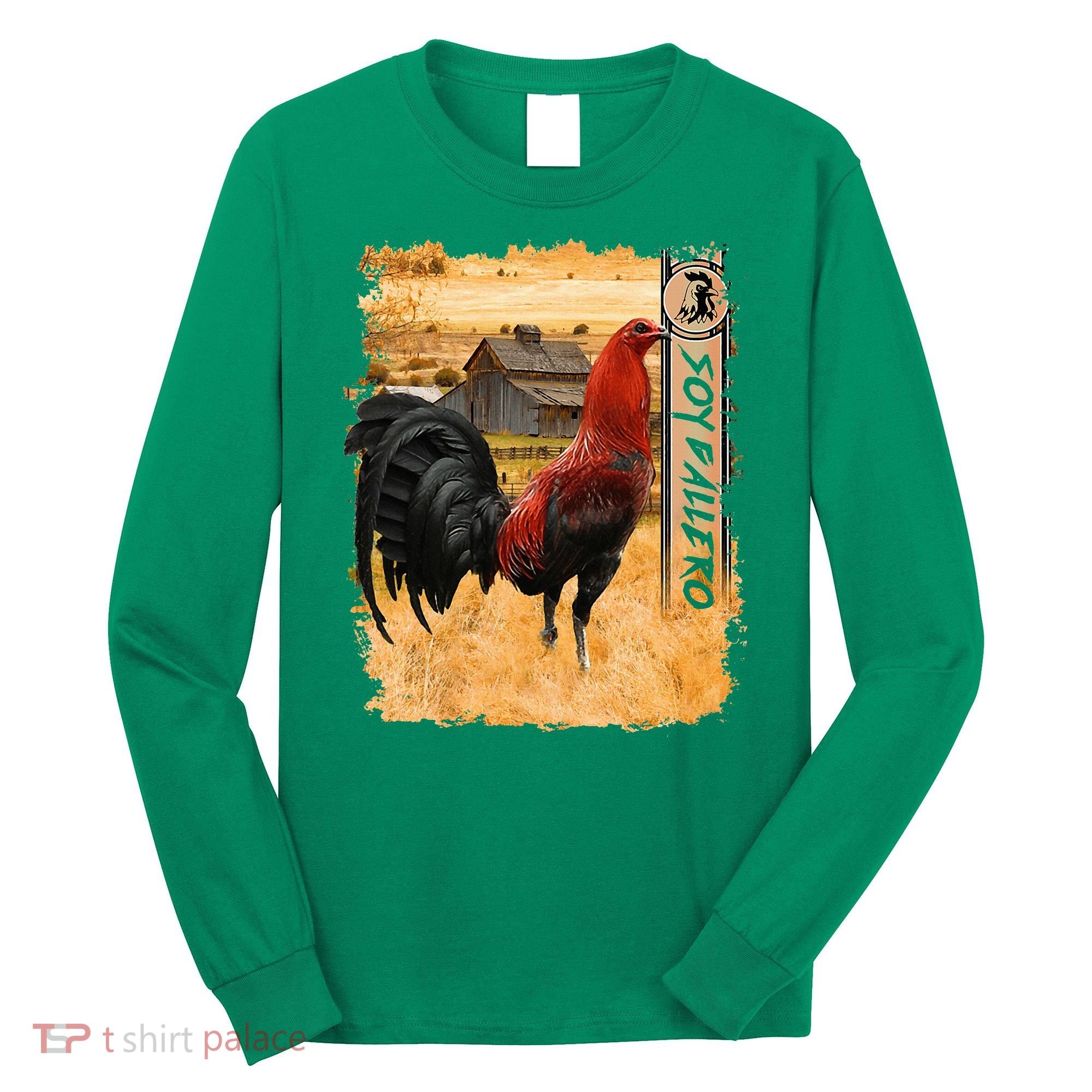 Soy Gallero Gamefowl Rooster Cockfighting Enthusiast Long Sleeve Shirt