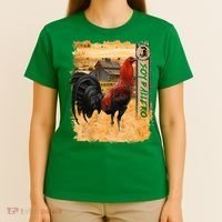 Soy Gallero Gamefowl Rooster Cockfighting Enthusiast T-Shirt thumb 4