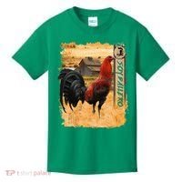 Soy Gallero Gamefowl Rooster Cockfighting Enthusiast Kids T-Shirt thumb 0