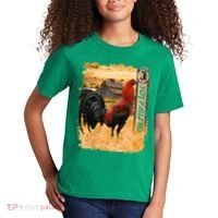 Soy Gallero Gamefowl Rooster Cockfighting Enthusiast Kids T-Shirt thumb 2