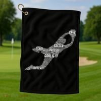 Soccer Goalie Goalkeeper Golf Towel thumb 1