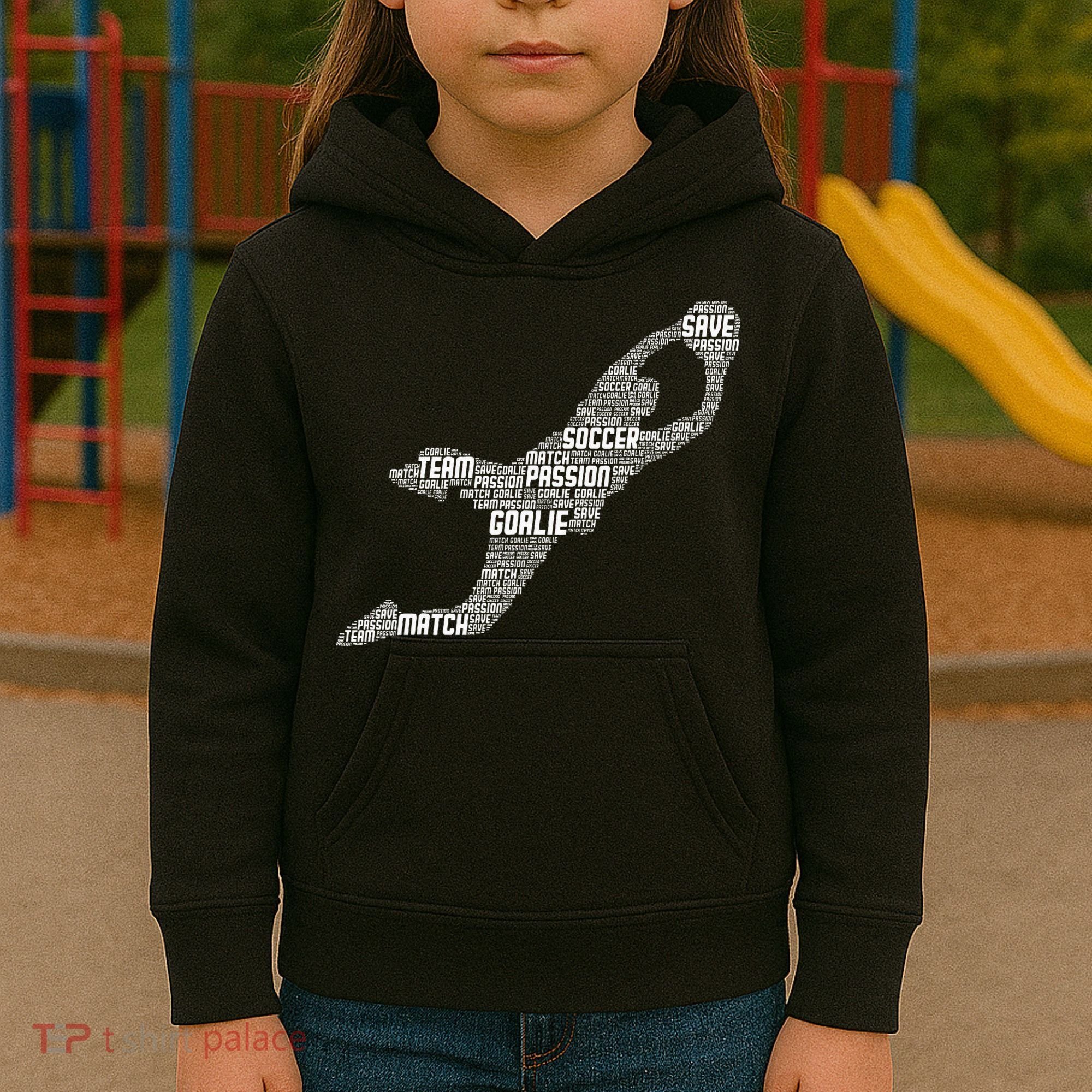Soccer Goalie Goalkeeper Kids Hoodie