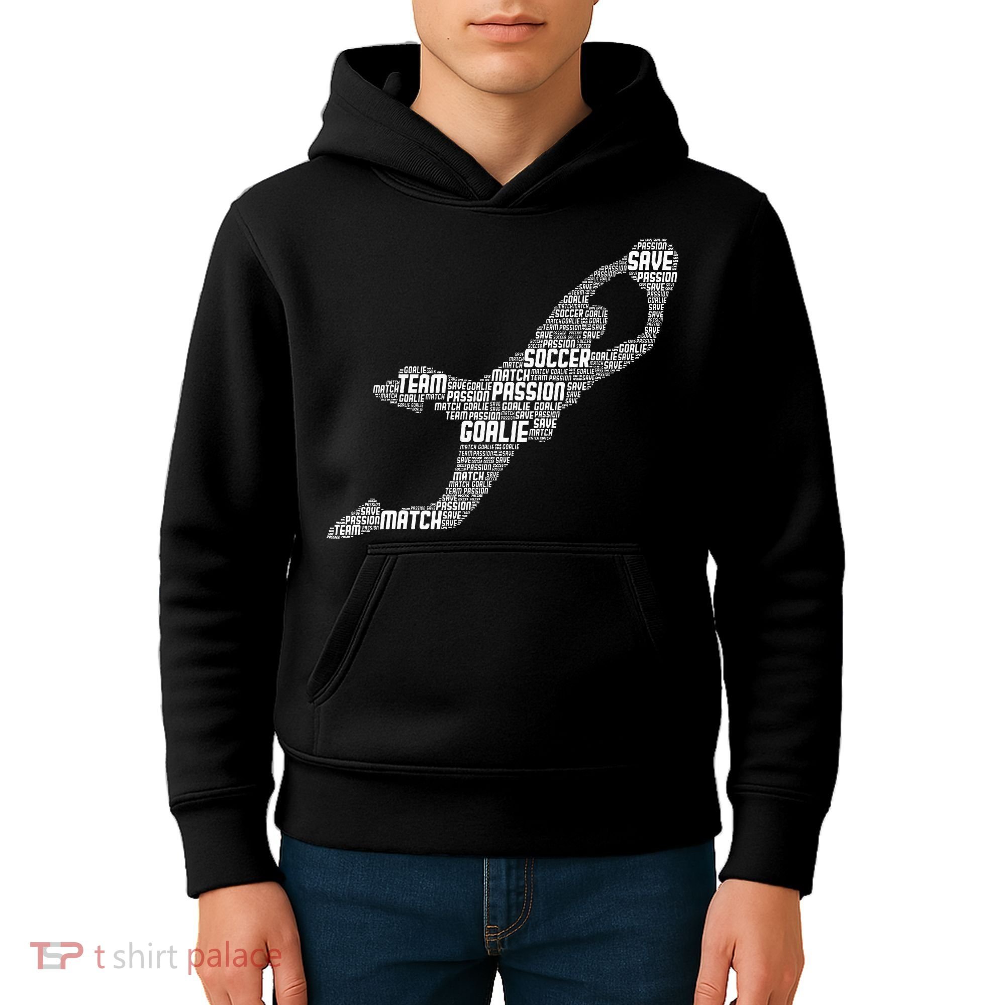 Soccer Goalie Goalkeeper Kids Hoodie