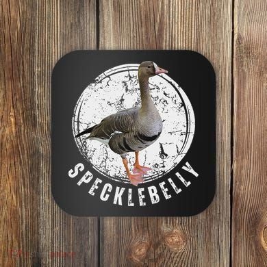 Specklebelly Goose Goose Hunting Speck White Front Coaster