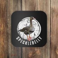 Specklebelly Goose Goose Hunting Speck White Front Coaster thumb 0