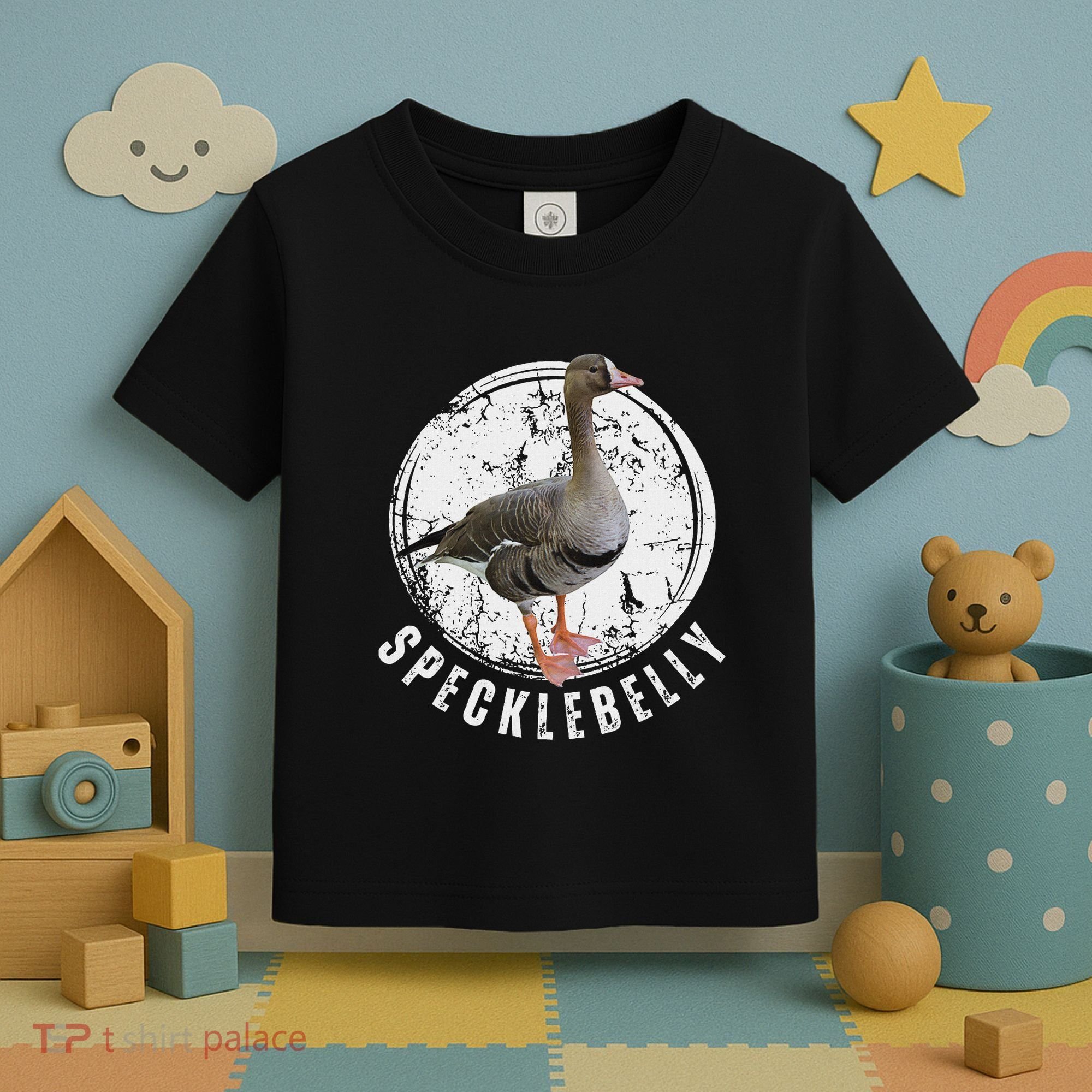 Specklebelly Goose Goose Hunting Speck White Front Toddler T-Shirt