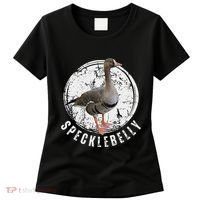 Specklebelly Goose Goose Hunting Speck White Front Women's T-Shirt thumb 0